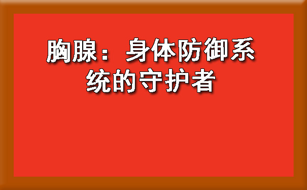 胸腺：身体防御系统的守护者.jpg